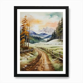 Country Road Art Print