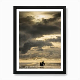 Sunset in Indonesia Art Print