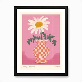 Spring Collection Cosmos Flower Vase 1 Art Print