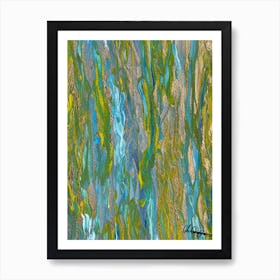 Abstract - Blue And Green Water Art Print