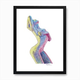 Nude Drawing 4 Art Print