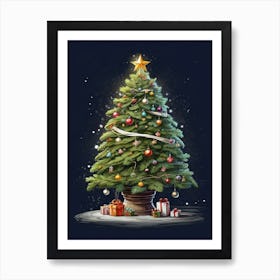 Christmas Tree 5 Art Print