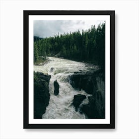 Athabasca Falls Art Print