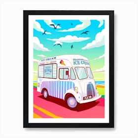 Ice Cream Van Affiche