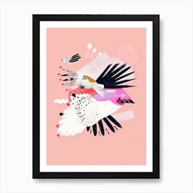 Birds In Flight 20 Art Print