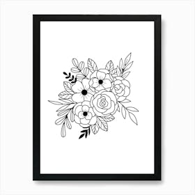 Bouquet Of Flowers 31 Art Print