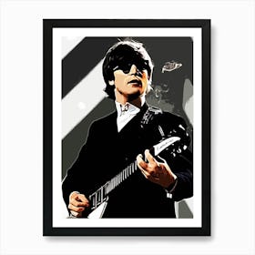 John Lennon - The Beatles music band Art Print