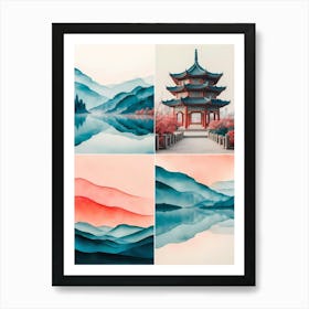 Chinese Landscapes Art Print