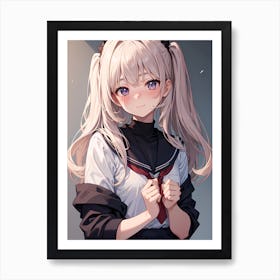 Anime Girl 1 Art Print