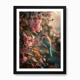 Bird In Bloom 2 Art Print