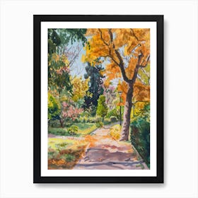 Brompton Cemetery London Parks Garden 3 Painting Art Print