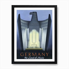 Germany, The Land Of Music Art Print