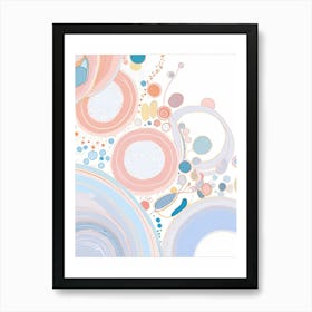 Abstract Circles 18 Art Print