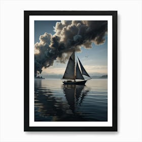 Sailboat On The Water Art Print