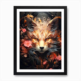 Fox Head 1 Art Print