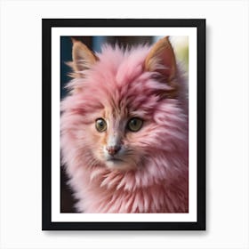 Pink Fluffy Ani 1 Poster