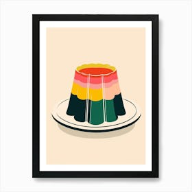 Jelly Minimalist Graphic Illustration Art Print