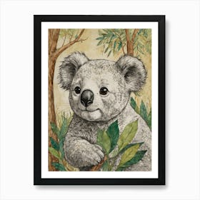 Koala Bear Art Print