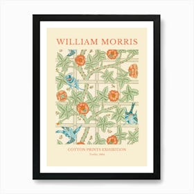 William Morris Cotton Prints Exhibition Art Print