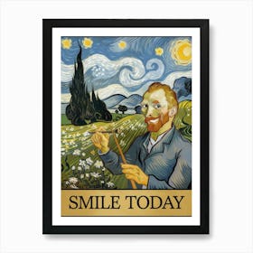 Smile Today 1 Art Print