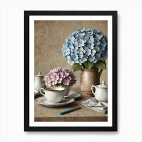 Hydrangeas 2 Art Print