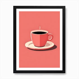 Minimalistic Cup Of Coffee 3 Art Print