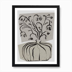 Boquet On Concrete Art Print