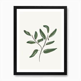 Cocoon Leaves Art Print