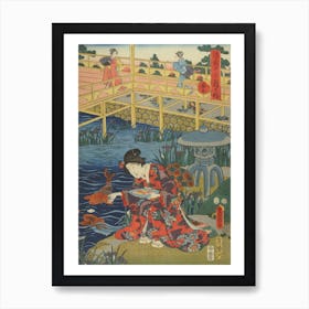 The Fifth Month, Utagawa Kunisada Art Print