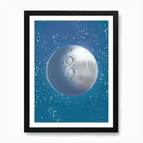 Moon In The Sky Art Print