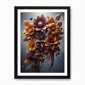 Flowers In The Sky Art Print