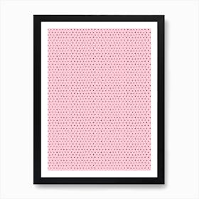 Artsy Dots Pink Art Print