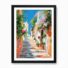 Greece Painting 12 Art Print