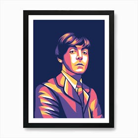 Sir Paul McCartney Pop Art Art Print