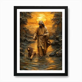 Jesus And His Dog 7 Poster