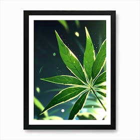 Marijuana Leaf 2 Art Print