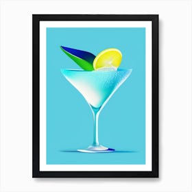 Frozen Margarita Pop Matisse Cocktail Poster Art Print