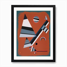 Gris, Kandinsky Art Print