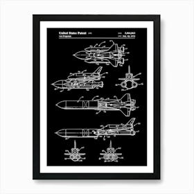 1975 Space Shuttle Patent Art Print