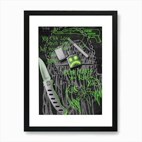 777 blind faith Art Print