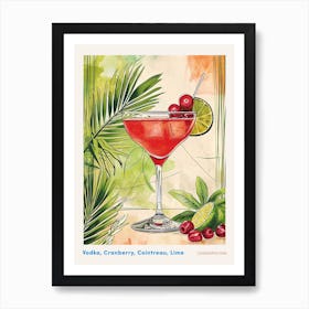 Art Deco Inspired Cosmopolitan Poster Affiche