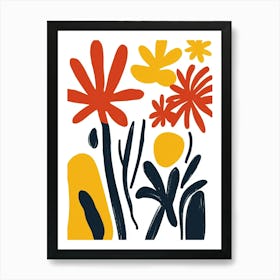 Flowers In The Garden 10 Art Print