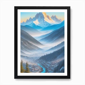 Mountain Landscape 1 Art Print