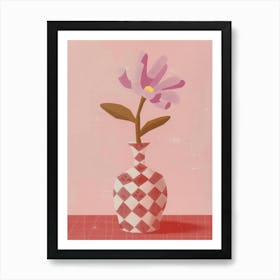 Wild Flower Vase 4 Art Print