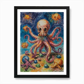 Octopus 13 Art Print