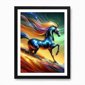 Creative Horse Beauty Illustration Nr 152 Art Print