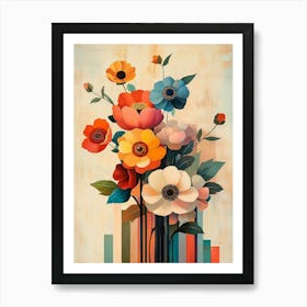 Flowers In A Vase 81 Art Print