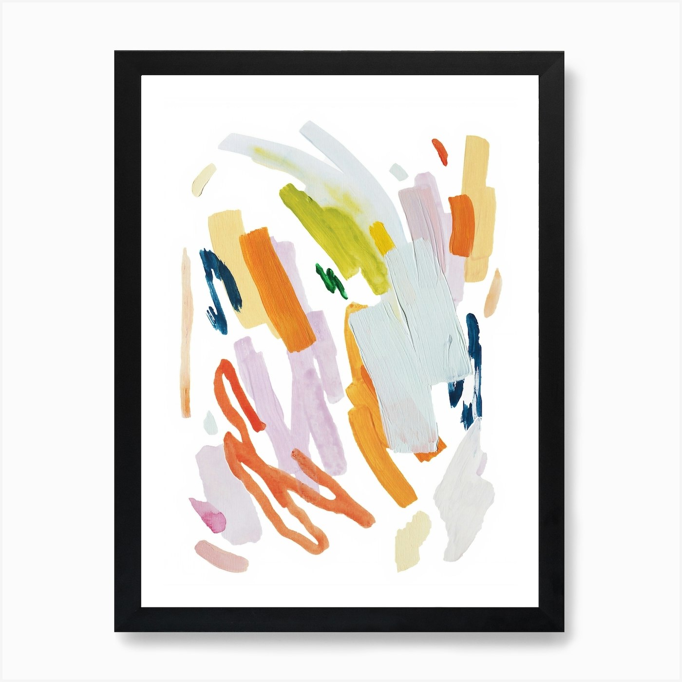 Colour Wave Abstract Art Print by Riley Wallis - Fy