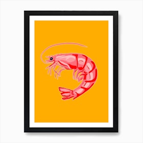 Large Shrimp Art Print