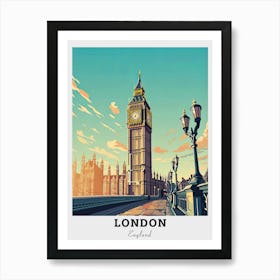 London Big Ben Travel Art Print